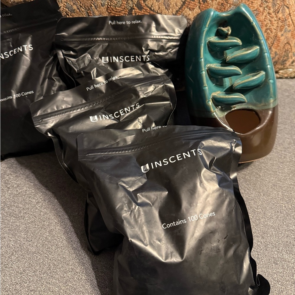 Incense Burner and 399 cones